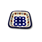 604 Bunzlau vierkant schaaltje 8 x 8 cm 70X 604 Kleine vierkante schaaltjes 8 x 8 cm